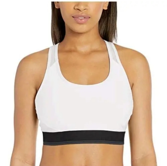 Women's Control Tech Racerback Sports Bra, White, Size X-Small - Picture 2 of 3